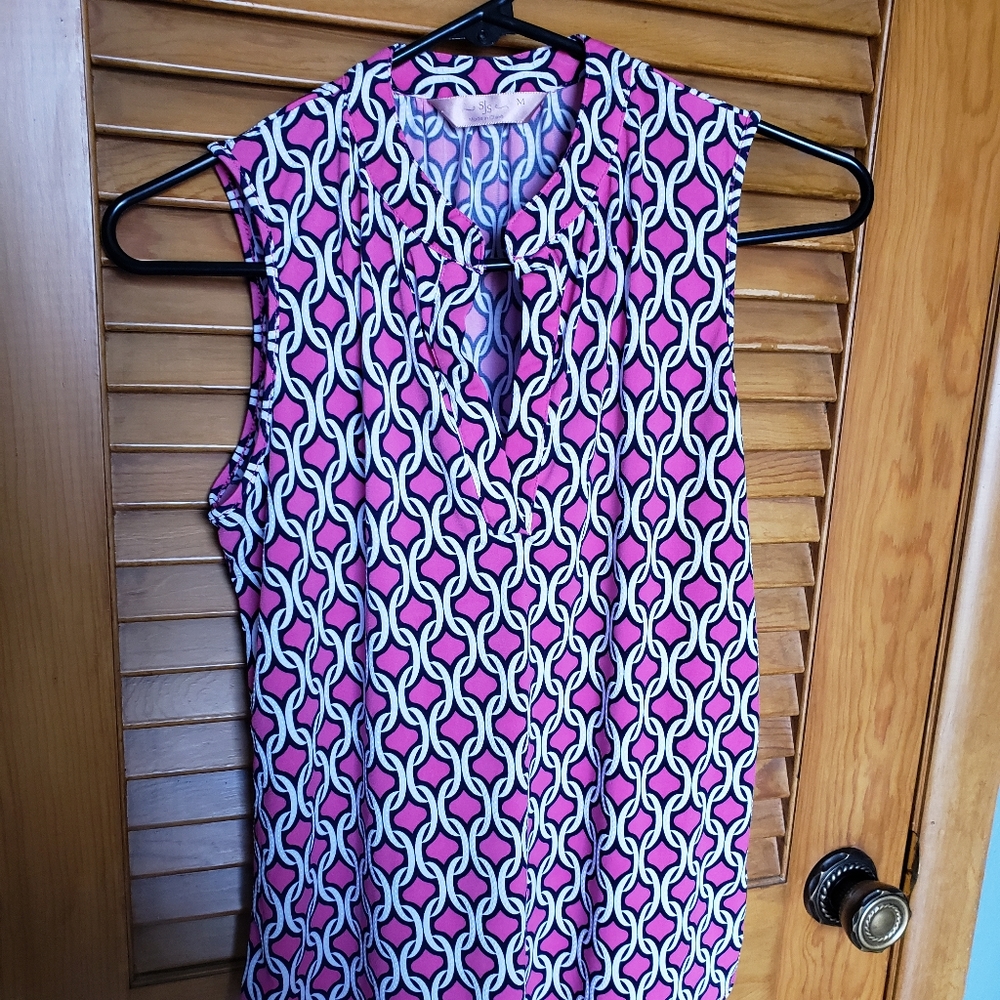SJS Sleeveless Nautical Top